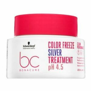 Schwarzkopf Professional BC Bonacure Color Freeze Silver Treatment pH 4.5 Clean Performance maszk platinaszőke és ősz hajra 200 ml kép