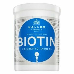 Kallos Biotin Beautifying Hair Mask erősítő maszk gyenge hajra 1000 ml kép