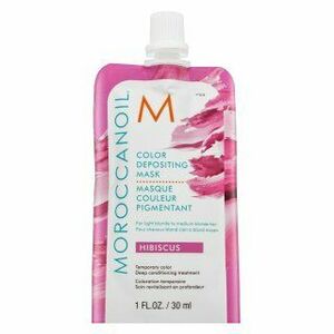 Moroccanoil Color Depositing Mask tápláló maszk színes pigmentekkel Hibiscus 30 ml kép