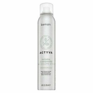 Kemon Actyva Volume E Corposita Dry Volume Spray hajformázó spray volumen növelésre 200 ml kép