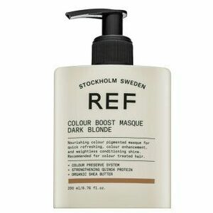 REF Colour Boost Masque tápláló maszk színes pigmentekkel hajszín élénkítésére Dark Blonde 200 ml kép