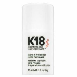 K18 Leave-In Molecular Repair Hair Mask öblítés nélküli ápolás nagyon száraz és sérült hajra 15 ml kép