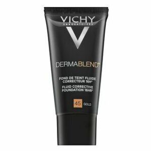 Vichy Dermablend Fluid Corrective Foundation 16HR folyékony make-up az arcbőr hiányosságai ellen 45 Gold 30 ml kép