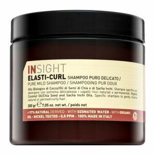 Insight Elasti-Curl Pure Mild Shampoo tisztító balzsam hullámos és göndör hajra 200 g kép