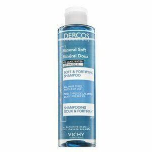 Vichy Dercos Mineral Soft & Fortifying Shampoo ásványi sampon mindennapi használatra 200 ml kép