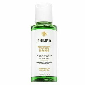 PHILIP B Peppermint & Avocado Volumizing & Clarifying Shampoo erősítő sampon minden hajtípusra 60 ml kép