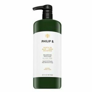 PHILIP B Santa Fe Hair + Body Shampoo sampon és tusfürdő 2in1 frissítő hatással 947 ml kép