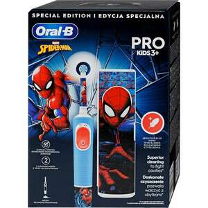 Braun Oral-B Pro Kids 3+ Spiderman elektromos fogkefe tokkal (8006540773567) (8006540773567) kép
