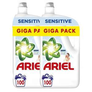 Ariel Sensitive & Baby Folyékony Mosószer 2x5L-200 mosás kép