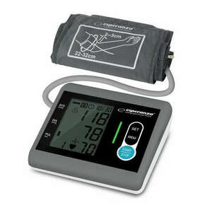 Esperanza ECB004 vérnyomásmérő, szívritmuszavart észlel, 90 memóriapozíció, szürke kép