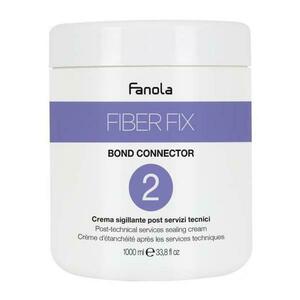 Hajkutikula Lezáró Maszk Festett vagy Szőkített Hajra - Fanola Fiber Fix Bond Connector N.2 Sealing Cream Coloring-Bleaching, 1000 ml kép