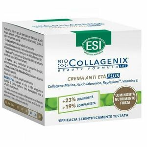 Anti-Aging/Öregedésgátló Plus krém tengeri kollagénnel, hialuronsavval, replexiummal és E-vitaminnal – ESI Biocollagenix, 50 ml kép