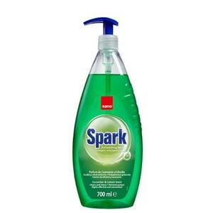 Folyékony mosogatószer, pumpás, uborka és citrom illattal - Sano Spark Dishwashing Liquid Cucumber & Lemon, 700 ml kép