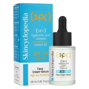Hidratáló arcszérum, SPF 50 faktorral – Skincyclopedia Face-Cream Serum High Sun Protection, Camco, 30 ml kép