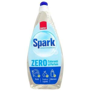 Folyékony mosogatószer edényekhez, színezékek és parfümök nélkül – Sano Spark Zero, 500 ml kép