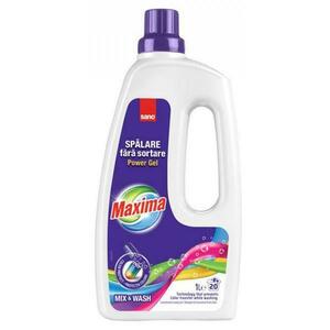 Folyékony Mosószer Színes Ruhákhoz - Sano Maxima Power Gel Mix& Wash, 1000 ml kép