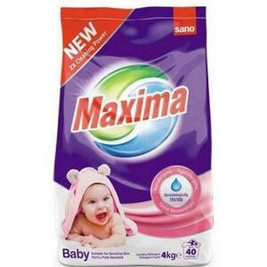 Mosópor Kisbaba Ruhákhoz - Sano Maxima BABY Laundry Detergent, 4000 g kép