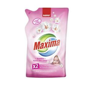 Ruhaöblítő Érzékeny Bőrre, Utántöltő - Sano Maxima Sensitive Hygienic Fabric Softener Refill, 1000 ml kép