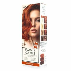 Féltartós 100% Vegán Hajfesték - Neva Flashy Colors Terra Copper, árnyalata Réz-Vörös, 100 ml kép