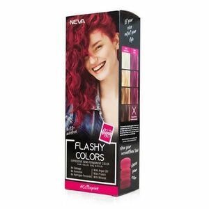 Féltartós 100% Vegán Hajfesték - Neva Flashy Colors Cotton Pink, árnyalata Intenzív Rózsaszín, 100 ml kép