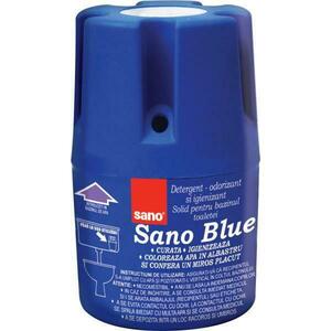 Toalett Frissítő, Kék, WC-Csészére - Sano Blue, 150 g kép