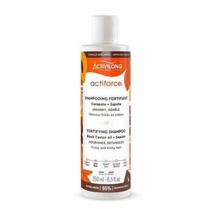 Erősítő sampon fekete ricinusolajjal – Activilong Actiforce Fortifying Shampoo, 250 ml kép