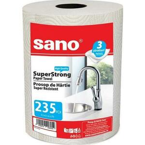 Nagyon Ellenálló Törlőpapír - Sano Super Strong Paper Towel, 235 lap, 1 db. kép