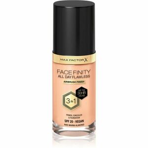 Max Factor Facefinity All Day Flawless tartós alapozó SPF 20 árnyalat 45 Warm Almond 30 ml kép