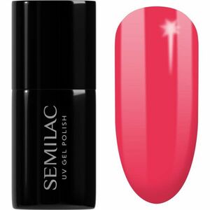 Semilac UV Hybrid Tropical Drinks géles körömlakk árnyalat 042 Neon Raspberry 7 ml kép