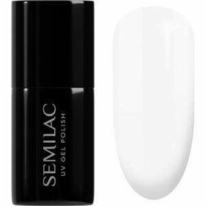 Semilac UV Hybrid Black & White géles körömlakk árnyalat 001 Strong White 7 ml kép