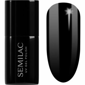 Semilac UV Hybrid Black & White géles körömlakk árnyalat 031 Black Diamond 7 ml kép