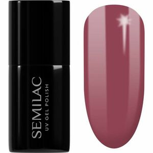 Semilac UV Hybrid Allure géles körömlakk árnyalat 005 Berry Nude 7 ml kép