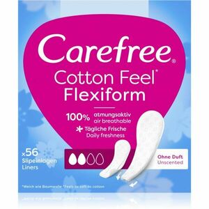 Carefree Cotton Flexiform tisztasági betétek parfümmentes 56 db kép