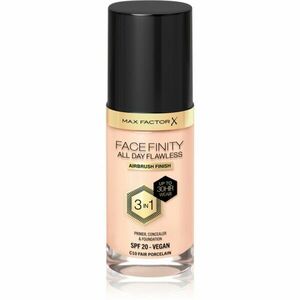 Max Factor Facefinity All Day Flawless tartós alapozó SPF 20 árnyalat 10 Fair Porcelain 30 ml kép