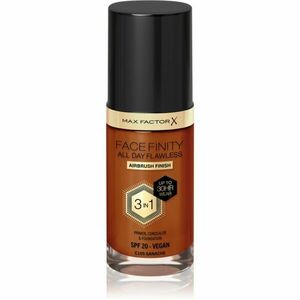 Max Factor Facefinity All Day Flawless tartós alapozó SPF 20 árnyalat 105 Ganache 30 ml kép