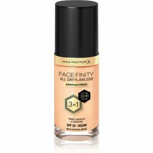 Max Factor Facefinity All Day Flawless tartós alapozó SPF 20 árnyalat 33 Crystal Beige 30 ml kép