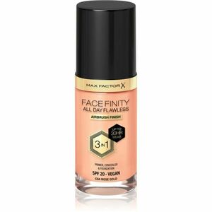 Max Factor Facefinity All Day Flawless tartós alapozó SPF 20 árnyalat 64 Rose Gold 30 ml kép