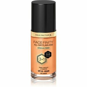 Max Factor Facefinity All Day Flawless tartós alapozó SPF 20 árnyalat 90 Amber 30 ml kép