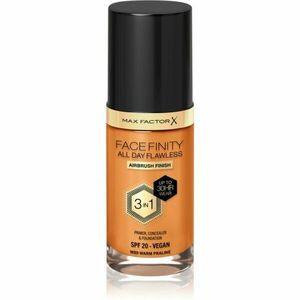 Max Factor Facefinity All Day Flawless tartós alapozó SPF 20 árnyalat 89 Warm Praline 30 ml kép