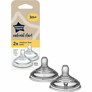 Tommee Tippee Natural Start Anti-Colic Teat etetőcumi Medium Flow 3 m+ 2 db kép