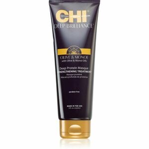 CHI Brilliance Strengthening Treatment erősítő maszk a gyenge, sérült hajra és a töredezett hajvégekre olívaolajjal 237 ml kép