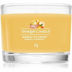 Yankee Candle Mango Ice Cream viaszos gyertya glass 37 g kép