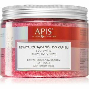 Apis Natural Cosmetics Cranberry Vitality relaxáló fürdősó holt-tenger ásványaival 650 g kép