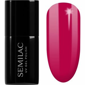 Semilac UV Hybrid Tropical Drinks géles körömlakk árnyalat 103 Elegant Raspberry 7 ml kép