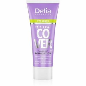 Delia Cosmetics It's Real Cover fedő hatású alapozó árnyalat 202 beige 30 ml kép