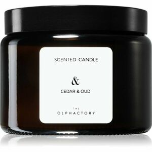 Ambientair The Olphactory Cedar & Oud illatgyertya (brown) & 360 g kép