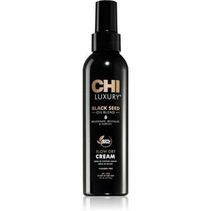 CHI Luxury Black Seed Oil Blow Dry Cream tápláló termovédő krém hajegyenesítésre 177 ml kép