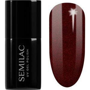 Semilac UV Hybrid X-Mass géles körömlakk árnyalat 306 Divine Red 7 ml kép