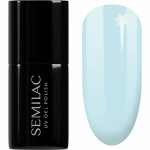 Semilac UV Hybrid Closer Again géles körömlakk árnyalat 386 Blue Cloud 7 ml kép