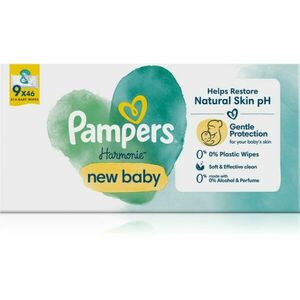 Pampers Harmonie New Baby nedves törlőkendő gyerekeknek 414 db kép